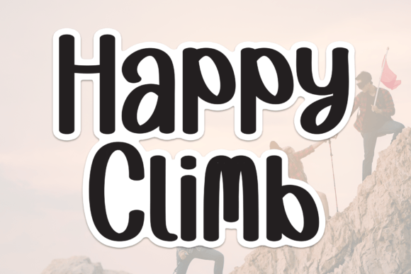 Happy Climb Font - Featured Image