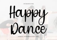 Happy Dance Font - Featured Image