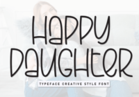 Happy Daughter Font - Featured Image
