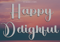 Happy Delighful Font - Featured Image
