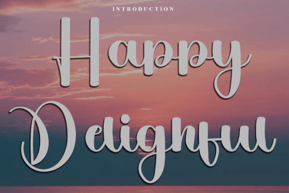 Happy Delighful Font - Featured Image