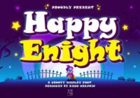 Happy Enight Font - Featured Image
