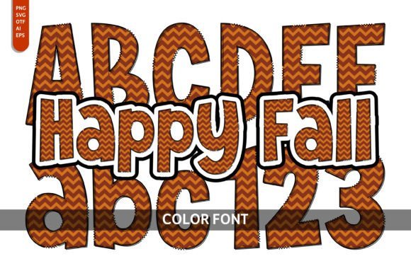 Happy Fall Font - Featured Image