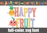 Happy Fruit Font - Featured Image