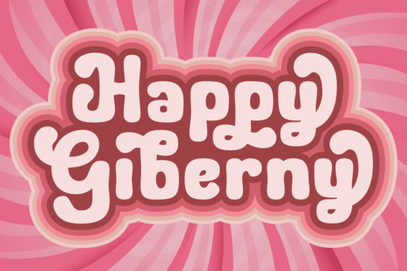 Happy Giberny Font - Featured Image