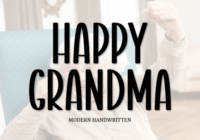 Happy Grandma Font - Featured Image