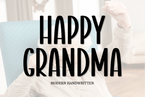 Happy Grandma Font - Featured Image