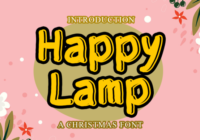 Happy Lamp Font - Featured Image