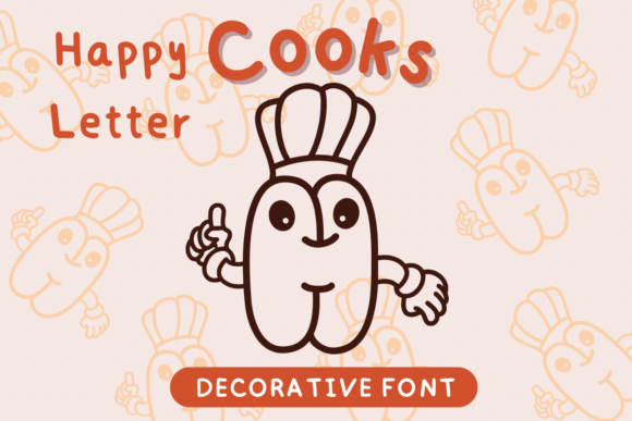 Happy Letter Cooks Font - Featured Image