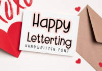 Happy Lettering Font - Featured Image