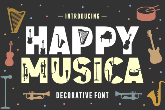 Happy Musica Font - Featured Image