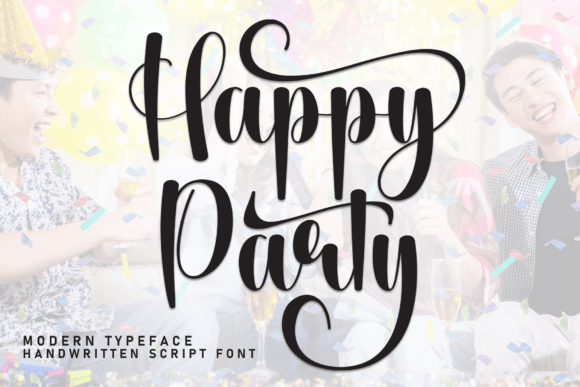Happy Party Font - Featured Image