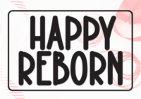 Happy Reborn Font - Featured Image