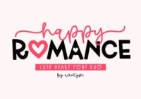 Happy Romance Font - Featured Image