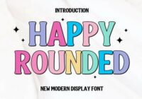 Happy Rounded Font - Featured Image