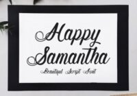 Happy Samantha Font - Featured Image