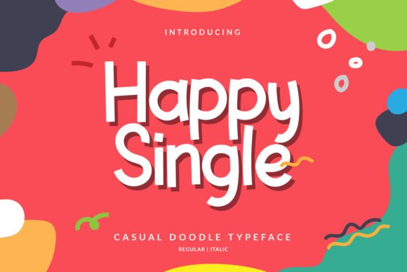 Happy Single Font - Featured Image