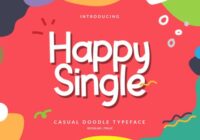 Happy Single Font - Featured Image