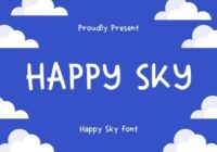 Happy Sky Font - Featured Image