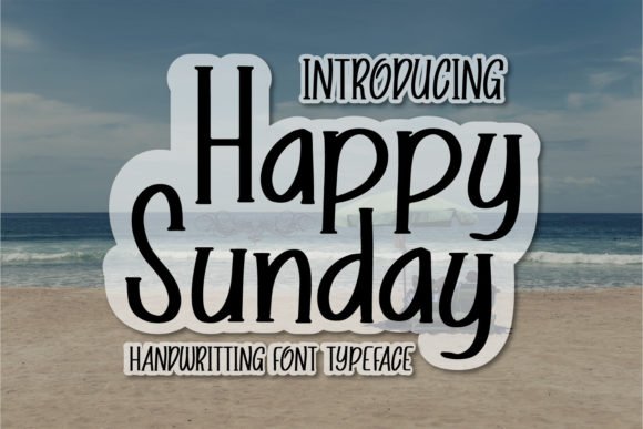 Happy Sunday Font - Featured Image