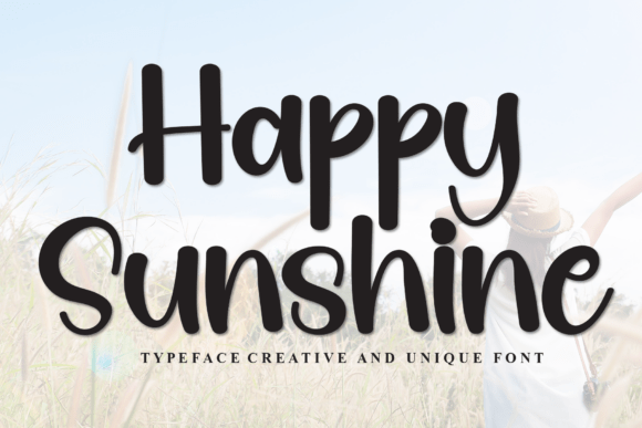 Happy Sunshine Font - Featured Image
