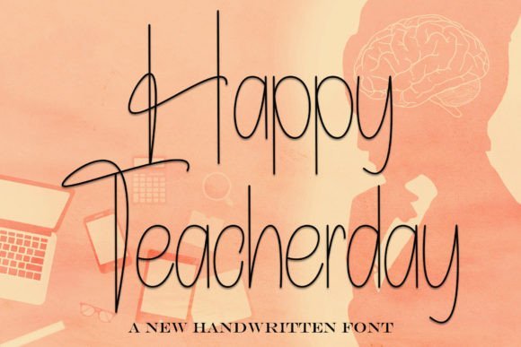 Happy Teacherday Font - Featured Image