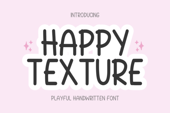 Happy Texture Font - Featured Image