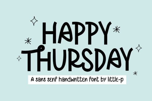 Happy Thursday Font - Featured Image