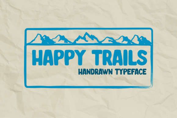 Happy Trails Font - Featured Image