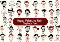 Happy Valentine Kids Font - Featured Image