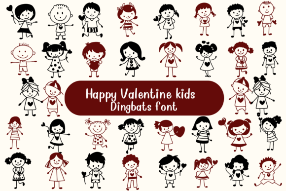 Happy Valentine Kids Font - Featured Image