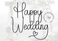 Happy Wedding Font - Featured Image