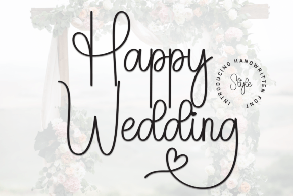 Happy Wedding Font - Featured Image