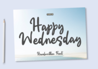 Happy Wednesday Font - Featured Image