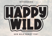 Happy Wild Font - Featured Image
