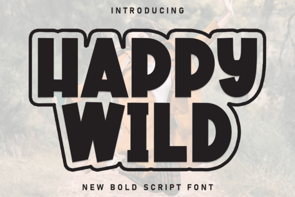 Happy Wild Font - Featured Image