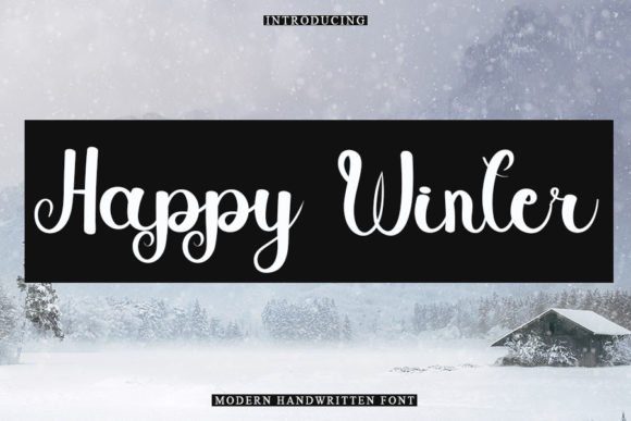 Happy Winter Font - Featured Image