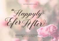 Happyly Ever After Font - Featured Image