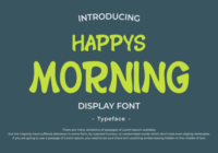 Happys Morning Font - Featured Image