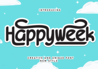 Happyweek Font - Featured Image
