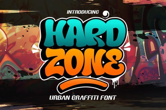 Hard Zone Font - Featured Image