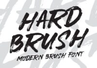 Hardbrush Font - Featured Image