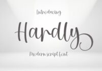 Hardly Font - Featured Image