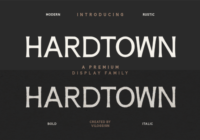 Hardtown Font - Featured Image