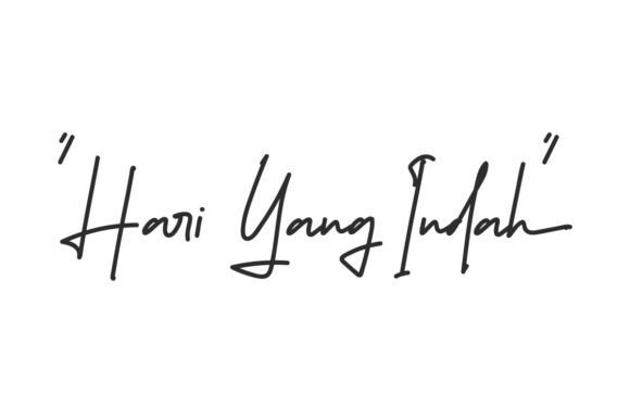 Hari Yang Indah Font - Featured Image