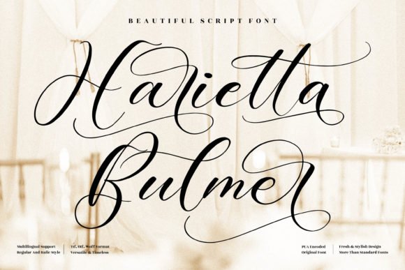 Harietta Bulmer Font - Featured Image