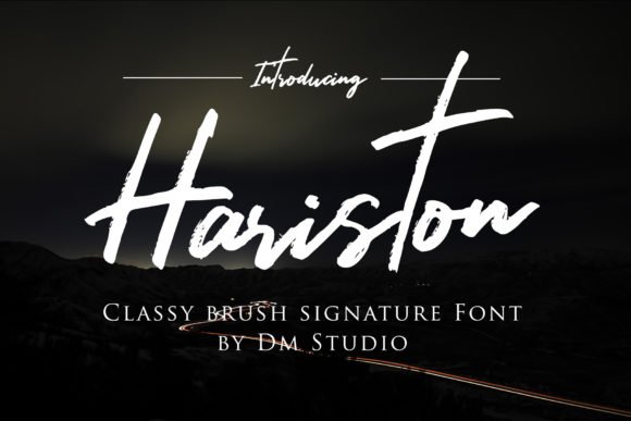 Hariston Font - Featured Image
