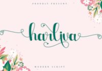 Harliva Font - Featured Image