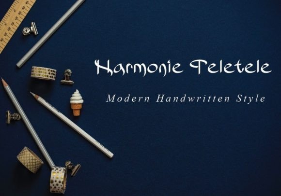 Harmonie Teletele Font - Featured Image