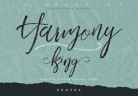 Harmony King Font - Featured Image